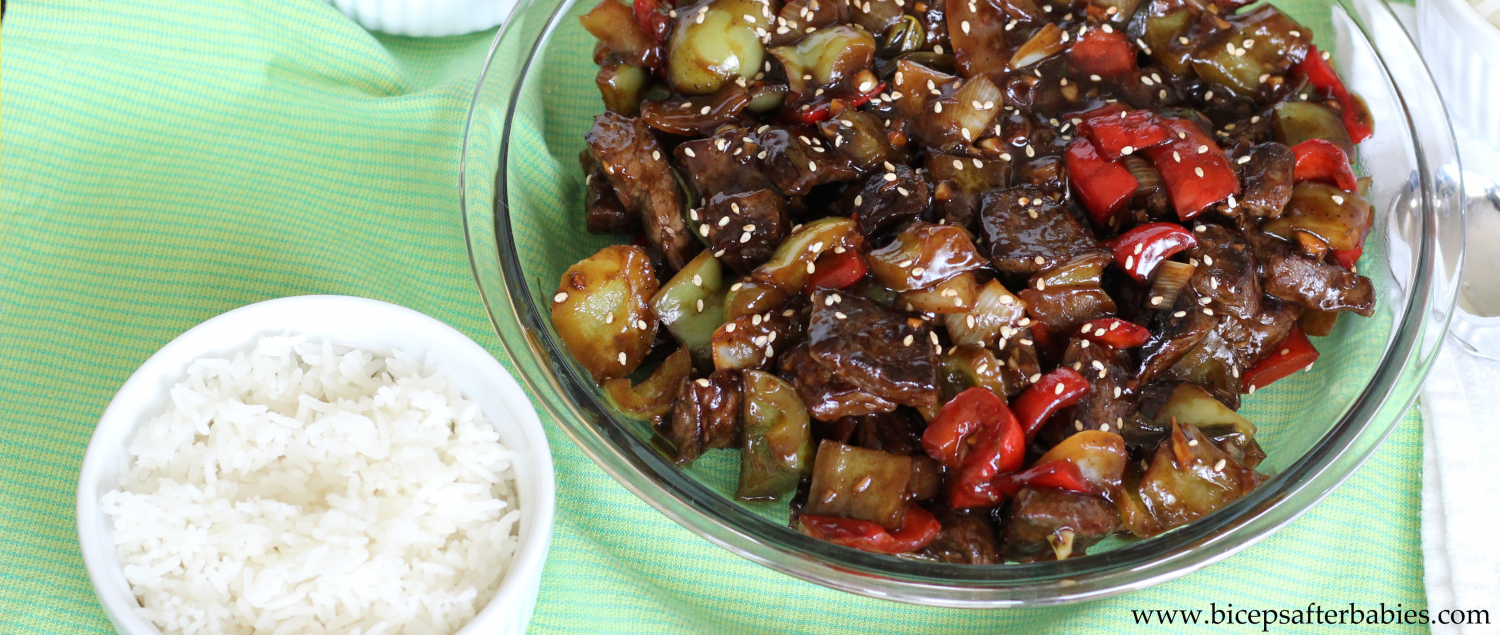 Pepper Steak {High Protein Meal} Biceps After Babies